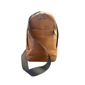 Coach Tan Leather Men's Belt Bag